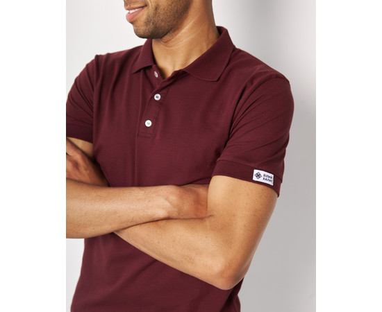 Зображення 3 Медичне поло чоловіче вишневе р. S, "БІЛИЙ ХАЛАТ" 148-416-677, Розмір: S, Цвет: вишневий