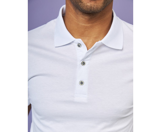 Зображення 3 Медичне поло чоловіче біле р. XL, "БІЛИЙ ХАЛАТ" 148-324-677, Розмір: XL, Цвет: білий