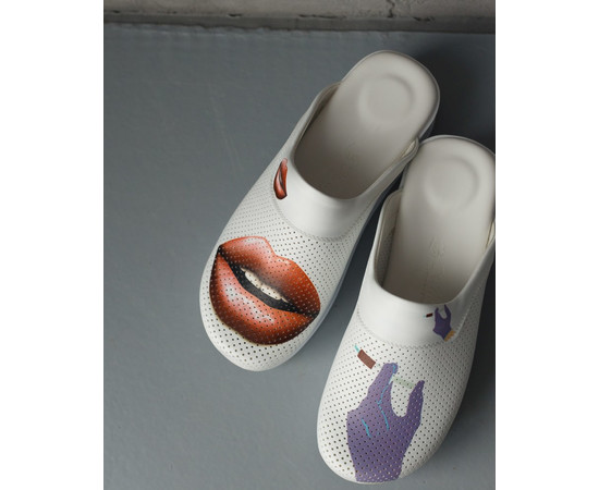 Зображення 4 Взуття медичне сабо Lips injection c підошвою AirMax р. 41, "БІЛИЙ ХАЛАТ" 352-324-820, Розмір: 41, Цвет: lips injection