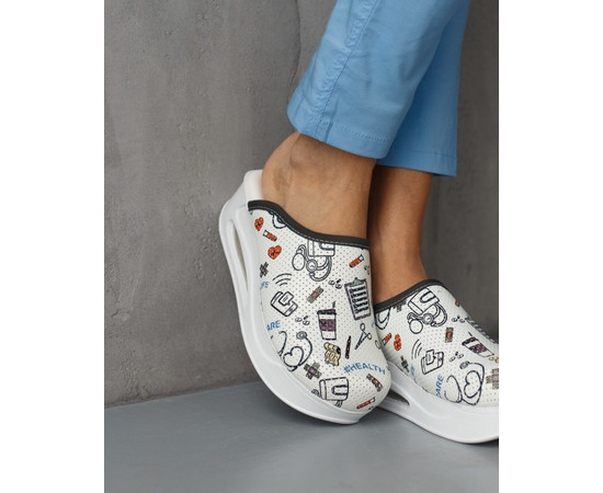 Зображення 4 Взуття медичне сабо Health white c підошвою AirMax р. 40, "БІЛИЙ ХАЛАТ" 149-324-699, Розмір: 40, Цвет: health white