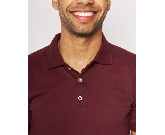 Зображення 4 Медичне поло чоловіче вишневе р. XL, "БІЛИЙ ХАЛАТ" 148-416-677, Розмір: XL, Цвет: вишневий