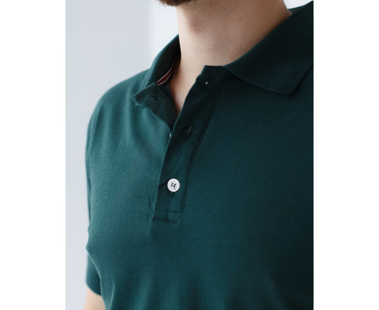 Зображення 5 Медичне поло чоловіче темно-зелене р. 2XL, "БІЛИЙ ХАЛАТ" 148-430-677, Розмір: 2XL, Цвет: темно-зелений