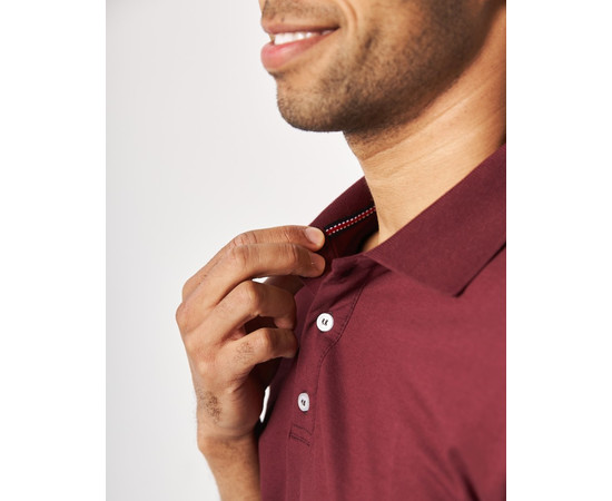 Зображення 5 Медичне поло чоловіче вишневе р. S, "БІЛИЙ ХАЛАТ" 148-416-677, Розмір: S, Цвет: вишневий