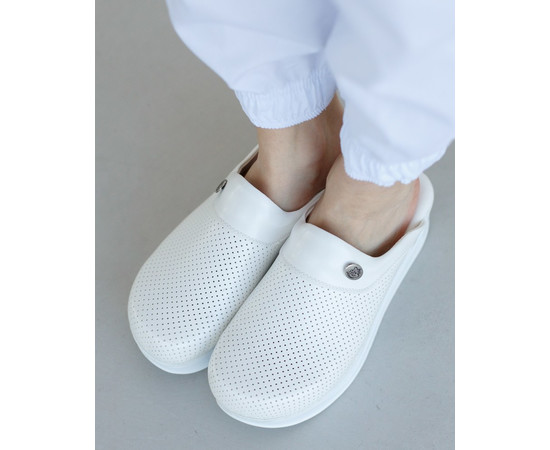 Изображение 5 Обувь медицинская сабо Pearly White с подошвой AirMax р. 37, "БЕЛЫЙ ХАЛАТ" 149-324-791, Размер: 37, Цвет: pearly white