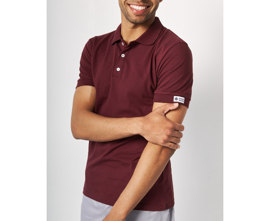 Зображення 6 Медичне поло чоловіче вишневе р. L, "БІЛИЙ ХАЛАТ" 148-416-677, Розмір: L, Цвет: вишневий