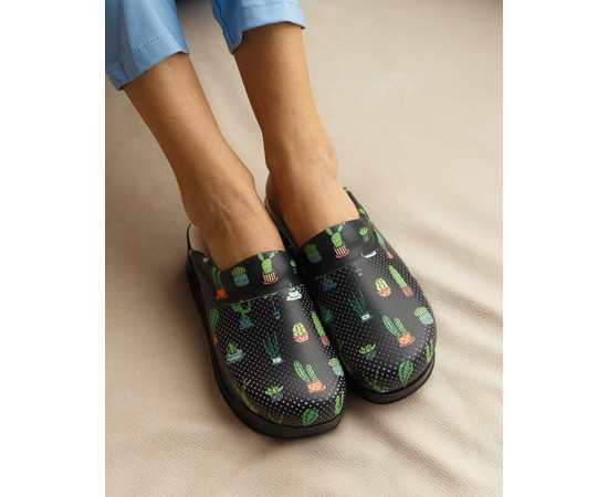 Зображення 7 Взуття медичне сабо Cactus Black з підошвою AirMax р. 40, "БІЛИЙ ХАЛАТ" 352-321-825, Розмір: 40, Цвет: cactus black