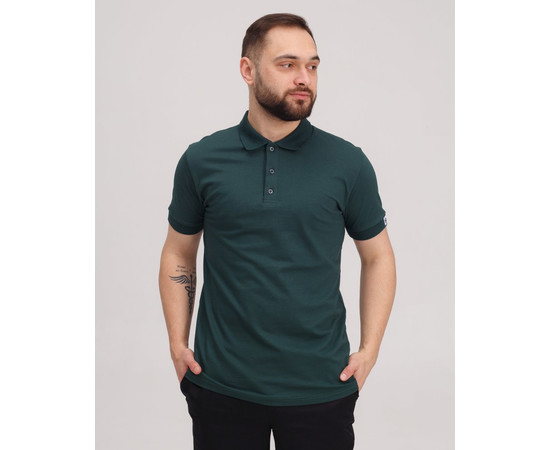 Зображення 7 Медичне поло чоловіче темно-зелене р. 2XL, "БІЛИЙ ХАЛАТ" 148-430-677, Розмір: 2XL, Цвет: темно-зелений