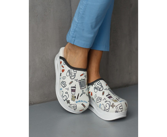 Зображення 8 Взуття медичне сабо Health white c підошвою AirMax р. 40, "БІЛИЙ ХАЛАТ" 149-324-699, Розмір: 40, Цвет: health white