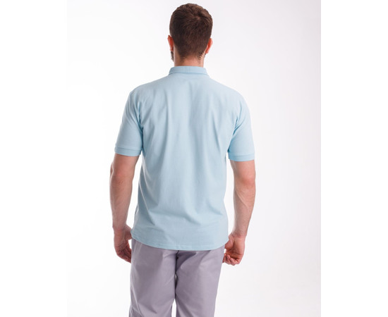 Зображення 2 Медичне поло чоловіче небесно-блакитне р. 3XL, "БІЛИЙ ХАЛАТ" 148-438-677, Розмір: 3XL, Цвет: небесно-блакитний