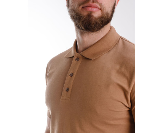 Зображення 6 Медичне поло чоловіче темно-бежеве р. 2XL, "БІЛИЙ ХАЛАТ" 148-435-677, Розмір: 2XL, Цвет: темно-бежевий