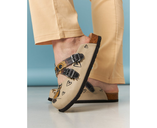 Зображення 2 Взуття медичне сабо ортопедичні OWL HEART р. 37, "БІЛИЙ ХАЛАТ" 176-370-602, Розмір: 37, Цвет: owl heart