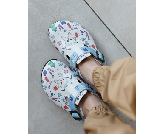 Изображение 2 Обувь медицинская сабо ортопедические SMILE р. 40, "БЕЛЫЙ ХАЛАТ" 176-324-607, Размер: 40, Цвет: smile