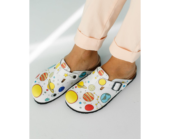 Зображення 2 Взуття медичне сабо ортопедичні PLANETS р. 45, "БІЛИЙ ХАЛАТ" 176-464-595, Розмір: 45, Цвет: planets
