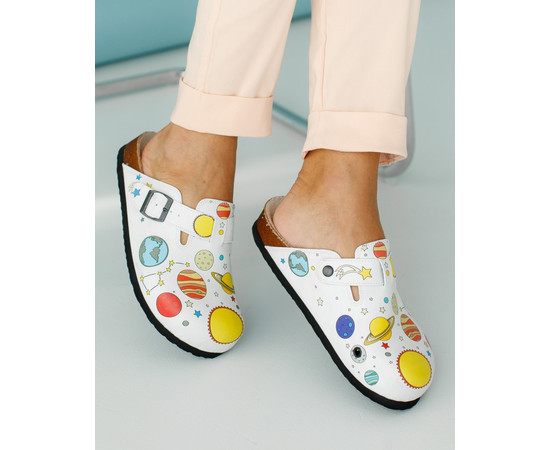 Зображення 3 Взуття медичне сабо ортопедичні PLANETS р. 38, "БІЛИЙ ХАЛАТ" 176-464-595, Розмір: 38, Цвет: planets
