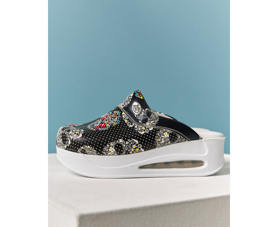 Зображення 3 Взуття медичне сабо Череп з підошвою AIR MAX р. 40, "БІЛИЙ ХАЛАТ" 149-321-664, Розмір: 40, Цвет: череп