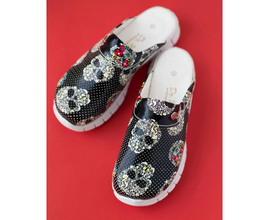 Зображення 3 Взуття медичне сабо Череп з підошвою Lite р. 39, "БІЛИЙ ХАЛАТ" 149-321-663, Розмір: 39, Цвет: череп