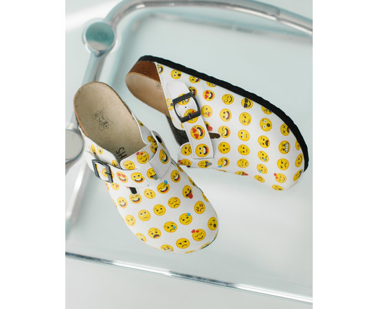 Зображення 4 Взуття медичне сабо ортопедичні EMOJI р. 44, "БІЛИЙ ХАЛАТ" 176-457-879, Розмір: 44, Цвет: emoji
