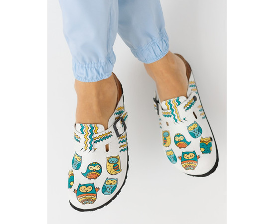 Зображення 4 Взуття медичне сабо ортопедичні OWLS р. 40, "БІЛИЙ ХАЛАТ" 176-380-602, Розмір: 40, Цвет: owls