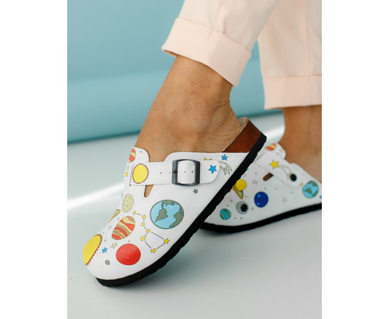 Зображення 4 Взуття медичне сабо ортопедичні PLANETS р. 36, "БІЛИЙ ХАЛАТ" 176-464-595, Розмір: 36, Цвет: planets