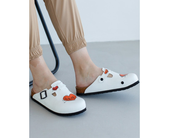 Изображение 5 Обувь медицинская сабо ортопедические HEART р. 40, "БЕЛЫЙ ХАЛАТ" 176-324-582, Размер: 40, Цвет: heart