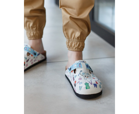 Изображение 5 Обувь медицинская сабо ортопедические SMILE р. 37, "БЕЛЫЙ ХАЛАТ" 176-324-607, Размер: 37, Цвет: smile