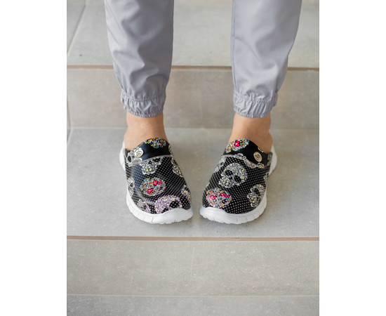 Зображення 5 Взуття медичне сабо Череп з підошвою Lite р. 37, "БІЛИЙ ХАЛАТ" 149-321-663, Розмір: 37, Цвет: череп