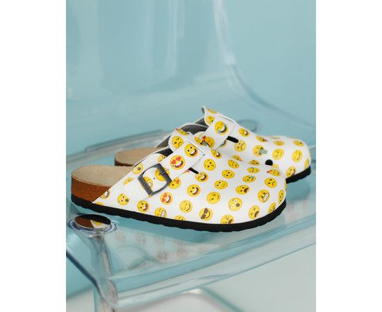 Зображення 5 Взуття медичне сабо ортопедичні EMOJI р. 40, "БІЛИЙ ХАЛАТ" 176-457-879, Розмір: 40, Цвет: emoji