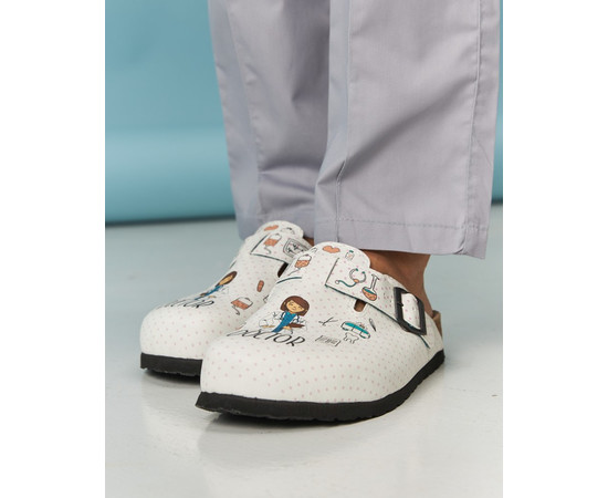 Зображення 6 Взуття медичне сабо ортопедичні DOCTOR WOMAN р. 35, "БІЛИЙ ХАЛАТ" 176-324-574, Розмір: 35, Цвет: doctor woman