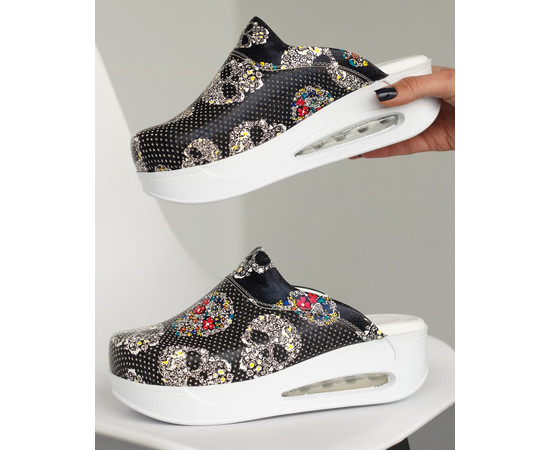 Зображення 6 Взуття медичне сабо Череп з підошвою AIR MAX р. 39, "БІЛИЙ ХАЛАТ" 149-321-664, Розмір: 39, Цвет: череп