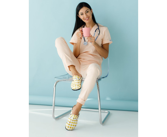 Зображення 7 Взуття медичне сабо ортопедичні EMOJI р. 45, "БІЛИЙ ХАЛАТ" 176-457-879, Розмір: 45, Цвет: emoji