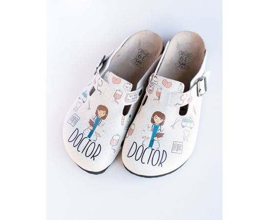Изображение 8 Обувь медицинская сабо ортопедические DOCTOR WOMAN р. 39, "БЕЛЫЙ ХАЛАТ" 176-324-574, Размер: 39, Цвет: doctor woman
