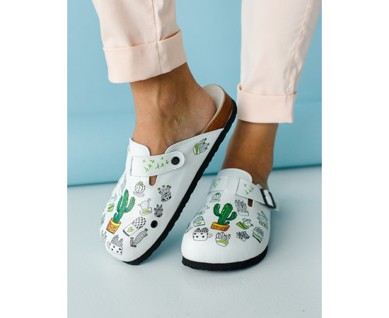 Зображення 3 Взуття медичне сабо ортопедичні CACTUS р. 39, "БІЛИЙ ХАЛАТ" 176-350-825, Розмір: 39, Цвет: cactus