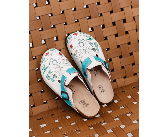 Изображение 2 Обувь медицинская сабо ортопедические SURGICAL CARDIO р. 43, "БЕЛЫЙ ХАЛАТ" 176-371-614, Размер: 43, Цвет: surgical cardio