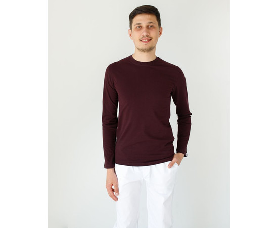 Зображення 5 Медичний лонгслів чоловічий вишневий р. L, "БІЛИЙ ХАЛАТ" 357-416-716, Розмір: L, Цвет: вишневий