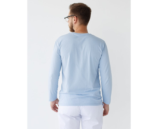 Зображення 2 Медичний лонгслів чоловічий світло-блакитний р. XL, "БІЛИЙ ХАЛАТ" 357-436-716, Розмір: XL, Цвет: блакитний