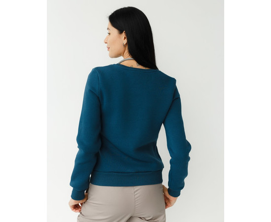 Зображення 2 Медичний утеплений світшот жіночий Аляска темно-бірюзовий р. XL, "БІЛИЙ ХАЛАТ" 364-437-842, Розмір: XL, Цвет: темно-бирюзовый