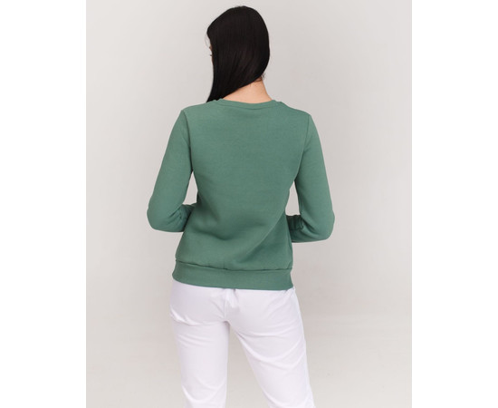 Зображення 2 Медичний утеплений світшот жіночий Аляска оливкова р. L, "БІЛИЙ ХАЛАТ" 364-327-842, Розмір: L, Цвет: оливковий