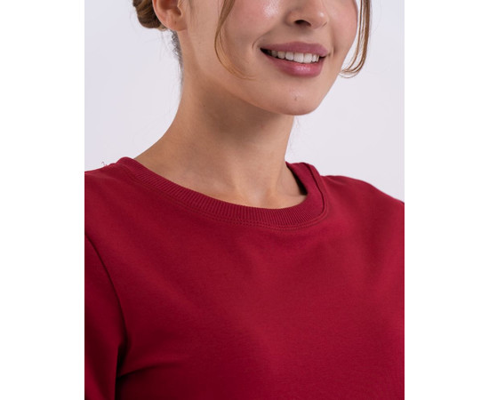 Зображення 4 Медичний світшот Нью-Йорк жіноча вишня р. 2XL, "БІЛИЙ ХАЛАТ" 364-505-730, Розмір: 2XL, Цвет: вишневий