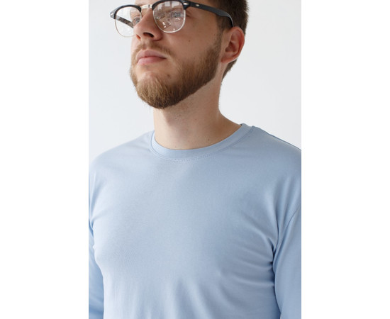 Зображення 3 Медичний лонгслів чоловічий світло-блакитний р. XL, "БІЛИЙ ХАЛАТ" 357-436-716, Розмір: XL, Цвет: блакитний