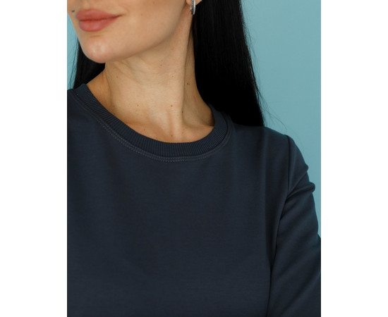 Изображение 3 Медицинский свитшот Нью-Йорк женский темно-серый р. M, "БЕЛЫЙ ХАЛАТ" 359-408-758, Размер: M, Цвет: темно-серый