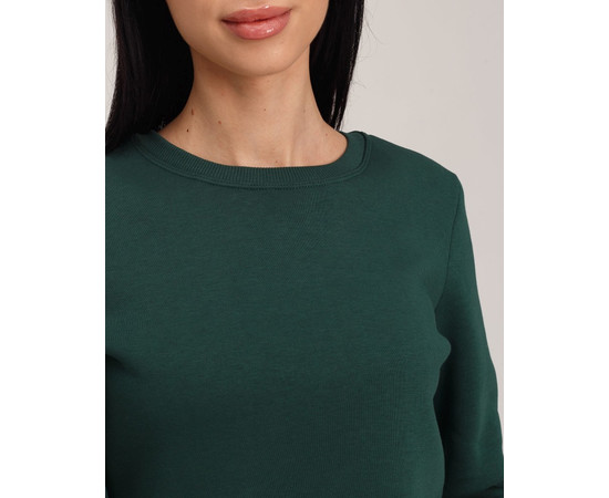 Зображення 3 Медичний світшот Аляска жіночий темно-зелений р. L, "БІЛИЙ ХАЛАТ" 364-430-842, Розмір: L, Цвет: темно-зелений