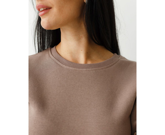 Изображение 3 Медицинский утепленный свитшот женский Аляска бежевый р. XL, "БЕЛЫЙ ХАЛАТ" 364-454-842, Размер: XL, Цвет: бежевый