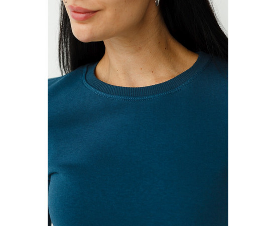 Изображение 4 Медицинский утепленный свитшот женский Аляска темно-бирюзовый р. M, "БЕЛЫЙ ХАЛАТ" 364-437-842, Размер: M, Цвет: темно-бирюзовый