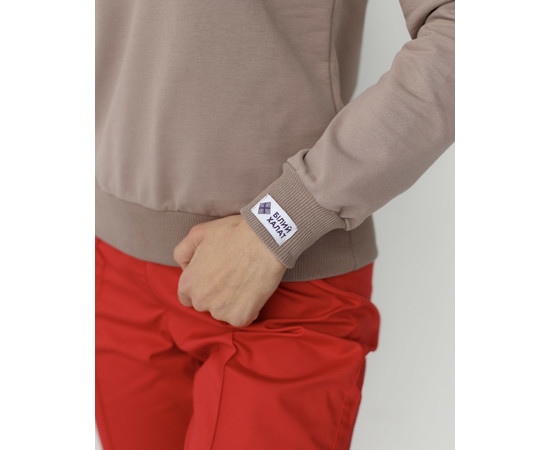 Зображення 2 Медичний світшот Нью-Йорк жіночий бежевий р. M, "БІЛИЙ ХАЛАТ" 359-367-758, Розмір: M, Цвет: бежевый