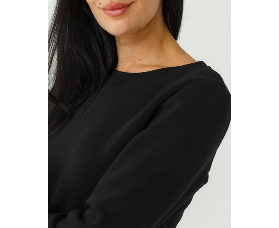 Зображення 4 Медичний утеплений світшот жіночий Аляска чорний р. L, "БІЛИЙ ХАЛАТ" 364-321-842, Розмір: L, Цвет: чорний