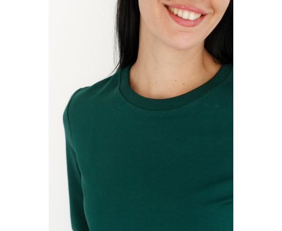 Зображення 4 Медичний світшот Нью-Йорк жіночий темно-зелений р. S, "БІЛИЙ ХАЛАТ" 359-430-758, Розмір: S, Цвет: темно-зелений