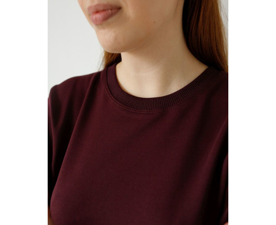 Изображение 4 Медицинский свитшот Нью-Йорк женский темно-вишневый р. S, "БЕЛЫЙ ХАЛАТ" 359-416-758, Размер: S, Цвет: темно-вишневый