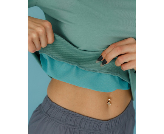 Изображение 5 Медицинский свитшот Нью-Йорк женский оливковый р. S, "БЕЛЫЙ ХАЛАТ" 359-327-758, Размер: S, Цвет: оливковый