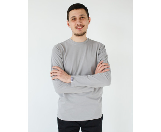 Зображення 5 Медичний лонгслів чоловічий світло-сірий р. L, "БІЛИЙ ХАЛАТ" 357-419-716, Розмір: L, Цвет: світло сірий
