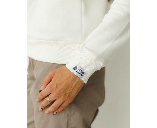 Зображення 5 Медичний утеплений світшот жіночий Аляска молочний р. 2XL, "БІЛИЙ ХАЛАТ" 364-370-842, Розмір: 2XL, Цвет: молочний